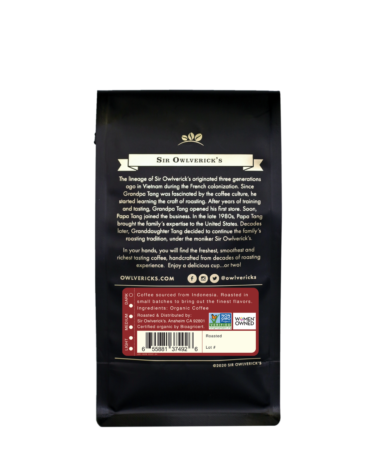 Sir Owlverick's Hangover Chaser Coffee Beans