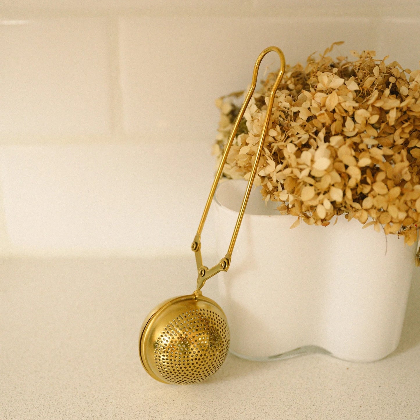 Stainless Steel Tea Infuser- Gold