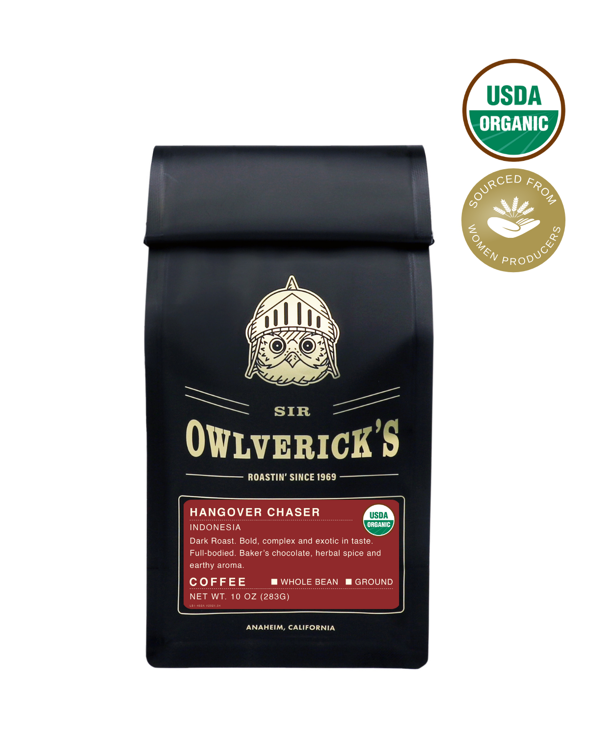 Sir Owlverick's Hangover Chaser Coffee Beans