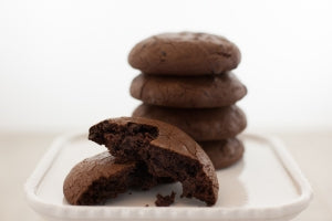 Gluten Free Dark Chocolate Fudge Cookie